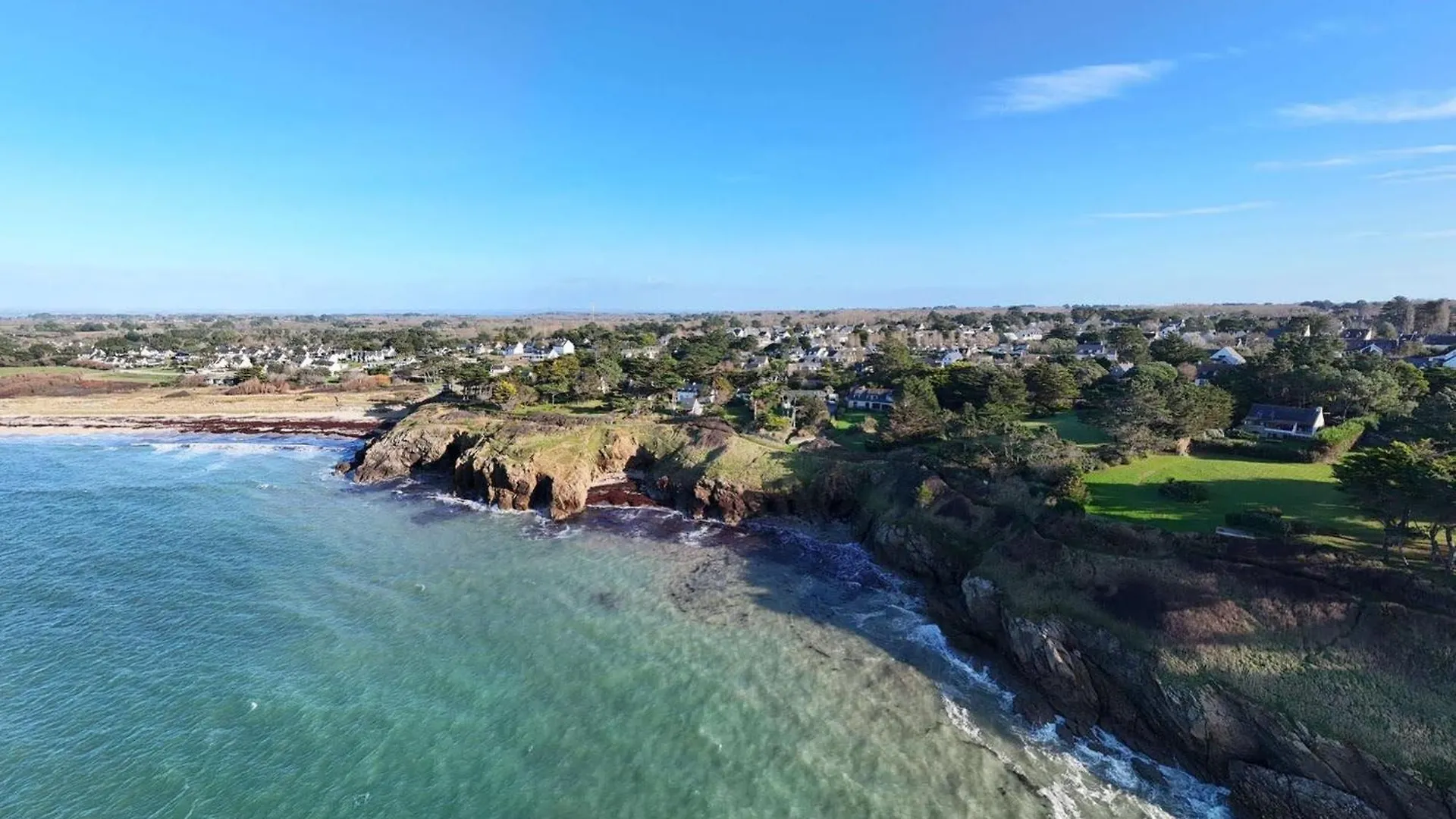 Dom wakacyjny Maison Spacieuse A 400M De La Plage Des Govelins, Vue Mer - Fr-1-639-138 Saint-Gildas-de-Rhuys Francja